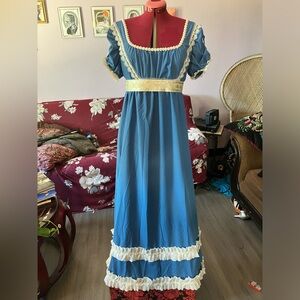 Regency ball gown.  Fits a 38 inch bust. Custom made.
